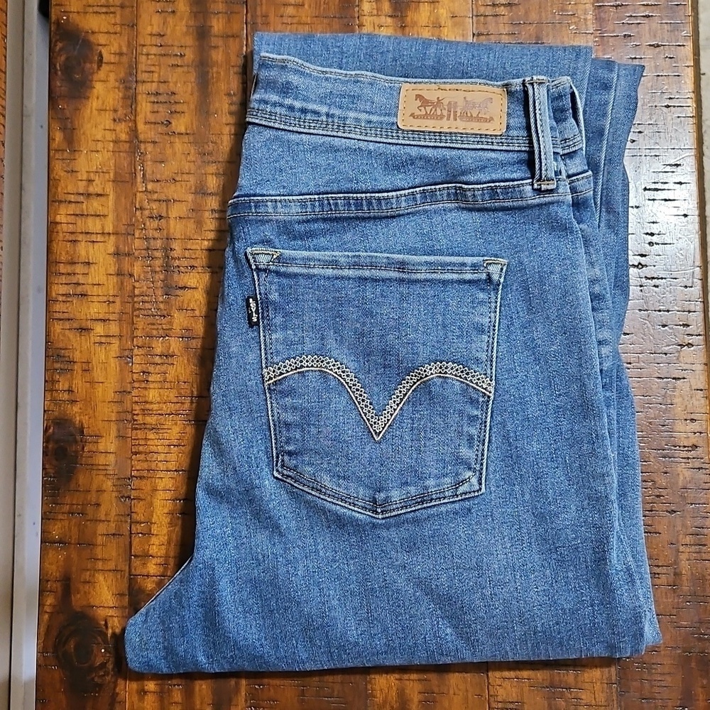 Levi's 512 Silver Tab Perfectly Slimming Stretch Straight Leg Jeans W30 L31